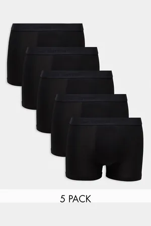 SELECTED Pack de 5 calzoncillos negros Johan de
