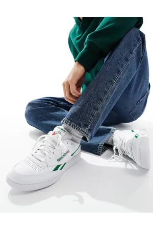 Reebok Zapatillas de deporte blancas y verdes Club C Revenge de