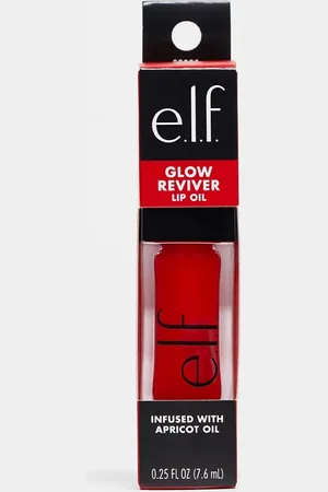 e.l.f. Aceite labial Glow Reviver de : Tono Red Delicious-Rojo