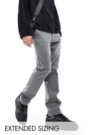 ASOS Chinos color carbón de corte slim de -Gris