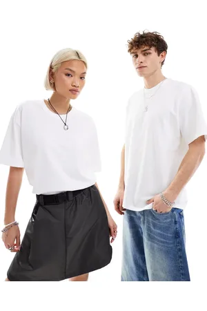Nike Camiseta blanca unisex extragrande de Premium Essentials