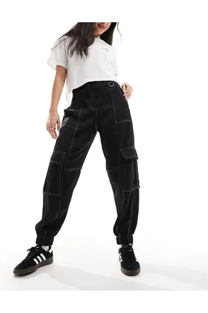 AllSaints Pantalones negros con bajos ajustados Fran de