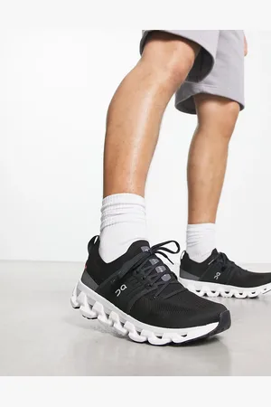 On Running Zapatillas de deporte negras y blancas para correr Cloudswift 3 de ON