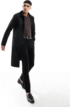 ASOS Gabardina negra de