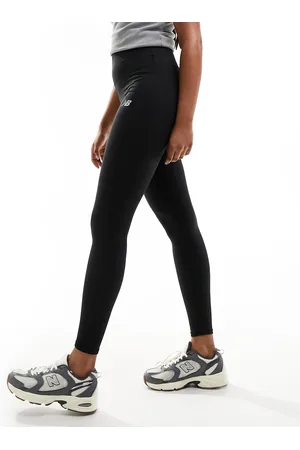 New Balance Leggings 27" negros de talle alto Harmony de