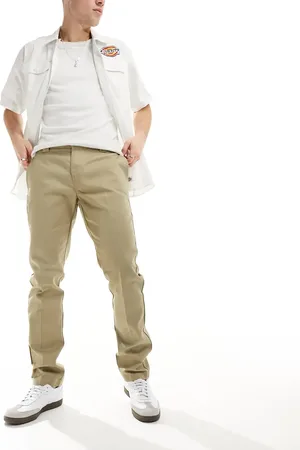 Dickies Pantalones chinos caquis de trabajo de corte slim 872 de -Verde
