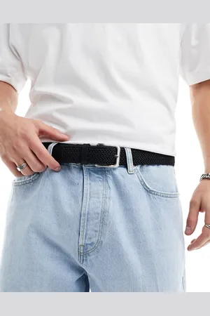 JACK & JONES Cinturón entretejido con hebilla de