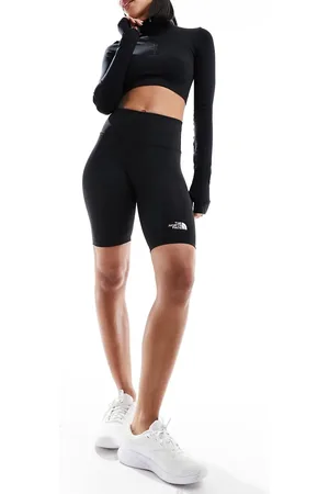 The North Face Leggings cortos negros con logo Flex de