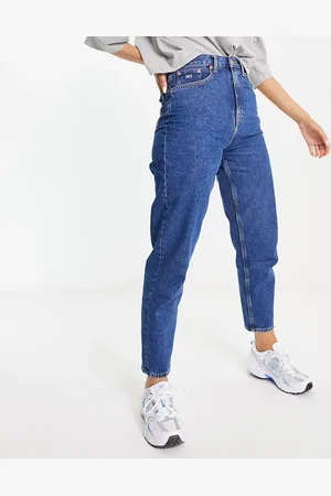 Tommy Hilfiger Vaqueros mom con de talle muy alto de -Azul