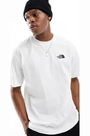 The North Face Camiseta blanca extragrande con logo Simple Dome de