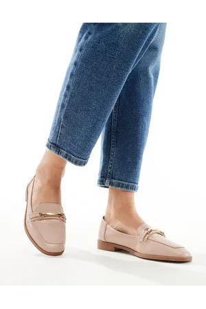 ASOS Mocasines rosa planos con bridón Verity de