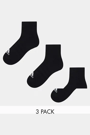 adidas Pack de 3 pares de calcetines deportivos negros de adidas Training