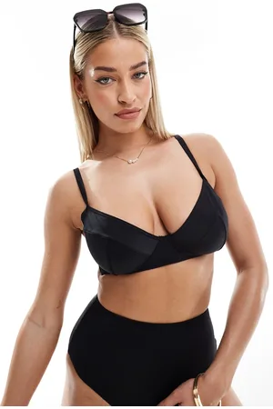 ASOS Top de bikini de copas grandes largo con aros Maya Mix & Match de