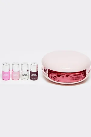 Le Mini Macaron Set de manicura de gel grande de lujo de -Rosa