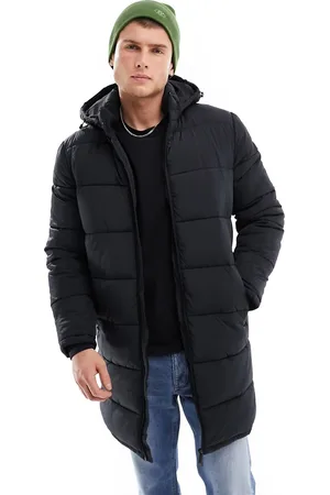SELECTED Chaqueta de plumas larga negra Cooper de