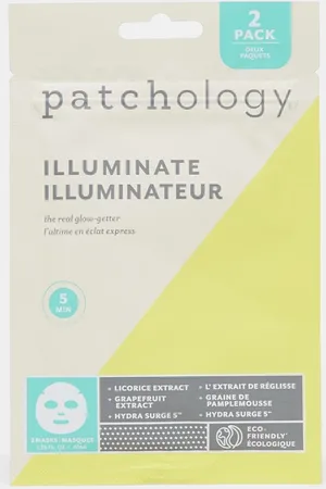 Patchology Mascarilla de lámina iluminadora en 5 minutos FlashMasque Illuminate de