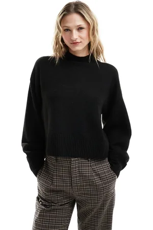 Monki Jersey con cuello alzado de punto de