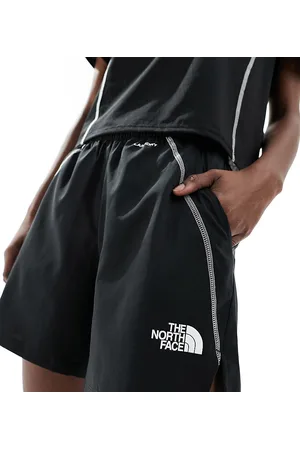 The North Face Pantalones cortos negros con costuras en el contorno Hakuun de Training