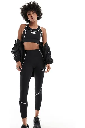 The North Face Leggings de 7/8 negros de talle alto con costuras en los contornos Hakuun de Training