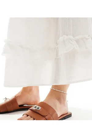 Public Desire Sandalias tostadas con detalles metálicos Radiance de -Marrón