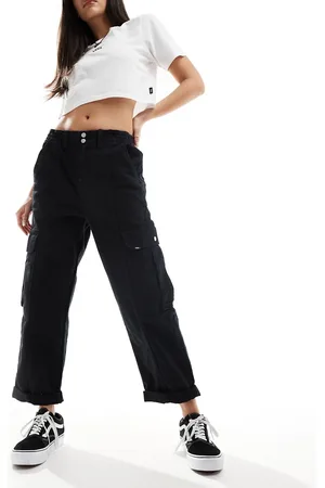 Vans Pantalones negros con detalle de bolsillos Sidewalk de