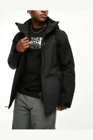 The North Face Chaqueta de esquí negra impermeable aislante DryVent Chakal de Ski