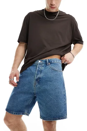 Weekday Pantalones cortos vaqueros azules holgados de estilo años 90 Space de