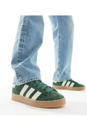 adidas Zapatillas de deporte verdes y blanco hueso Campus 00s de