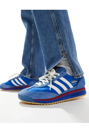 adidas Zapatillas de deporte azules y blancas SL 72 RS de