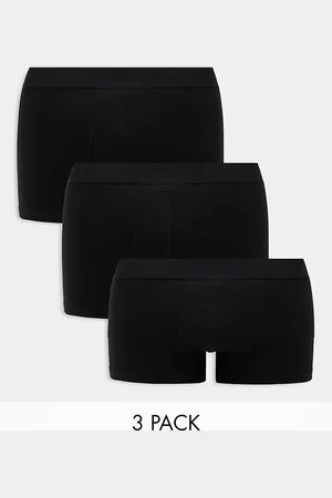 New Look Pack de 3 calzoncillos bóxer negros de
