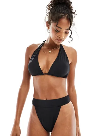 VERO MODA Top de bikini con cuello halter ancho Mix & Match de