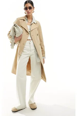 New Look Gabardina color piedra de