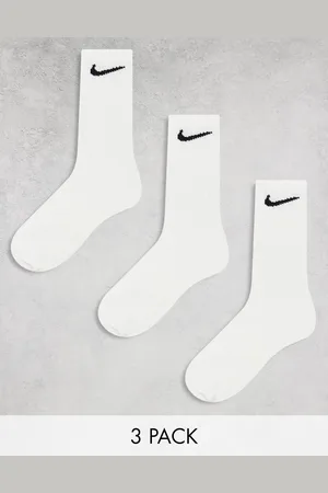 Nike Pack de 3 pares de calcetines deportivos blancos Everyday Lightweight de