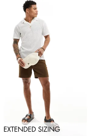 ASOS Polo con cuello de solapas de croché de