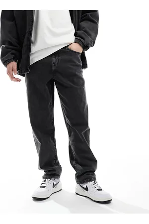 ASOS Vaqueros baggy en de -Gris