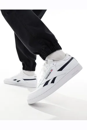 Reebok Zapatillas de deporte blancas y azul marino Club C Revenge de