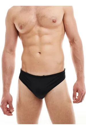 ASOS Slips de baño negros elásticos de