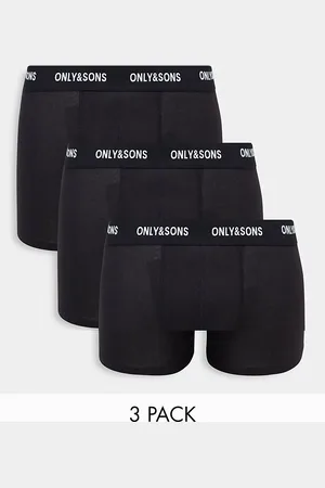 Only & Sons Pack de 5 calzoncillos liso de
