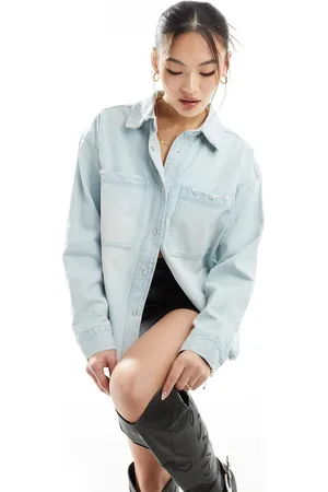 River Island Camisa vaquera boyfriend de