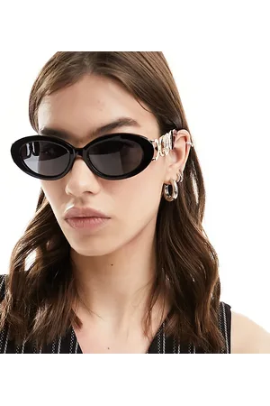 Reclaimed Gafas de sol ovaladas estilo años 90 de acetato de edición limitada de