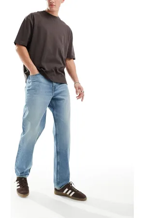 ASOS Vaqueros dad color azul desgastado claro de
