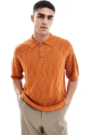 ASOS Polo extragrande de punto pointelle de