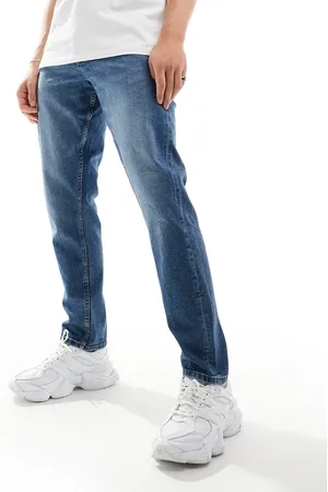 ASOS Vaqueros azul medio de corte slim de