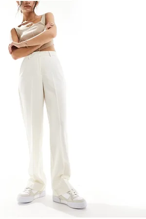 JJXX Pantalones de sastre blancos de talle alto Mary de
