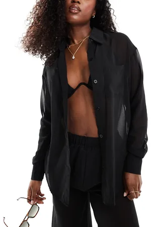Threadbare Camisa playera negra de