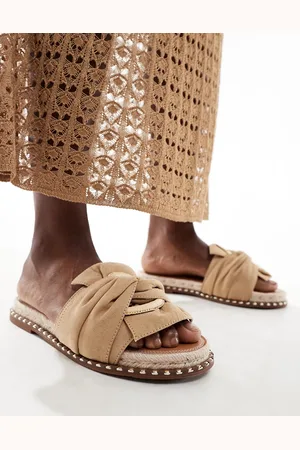 River Island Sandalias planas con diseño retorcido de - neutro