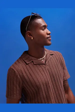 ASOS Polo de croché de