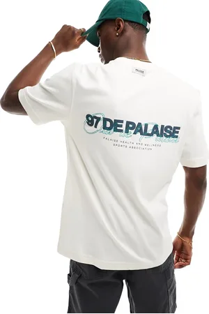 River Island Camiseta color con estampado en la espalda "Palaise" de -Blanco