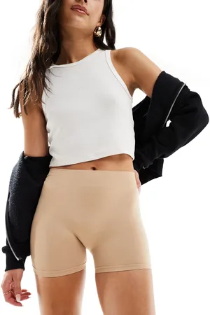 Pieces® Leggings muy cortos sin costuras de - neutro
