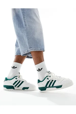 adidas Zapatillas bajas en blanco y verde Rivalry de
